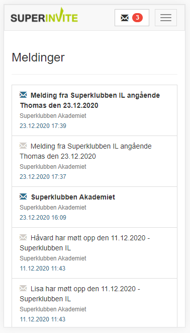 Get notified about attendance right in your inbox